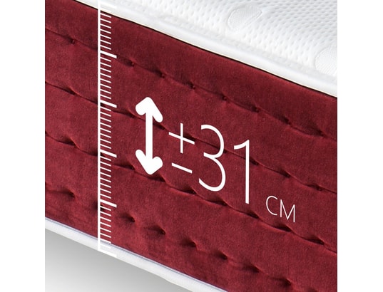 XALUCA - Matelas 90x190 pocket spring supreme épaisseur 31 cm – resso...