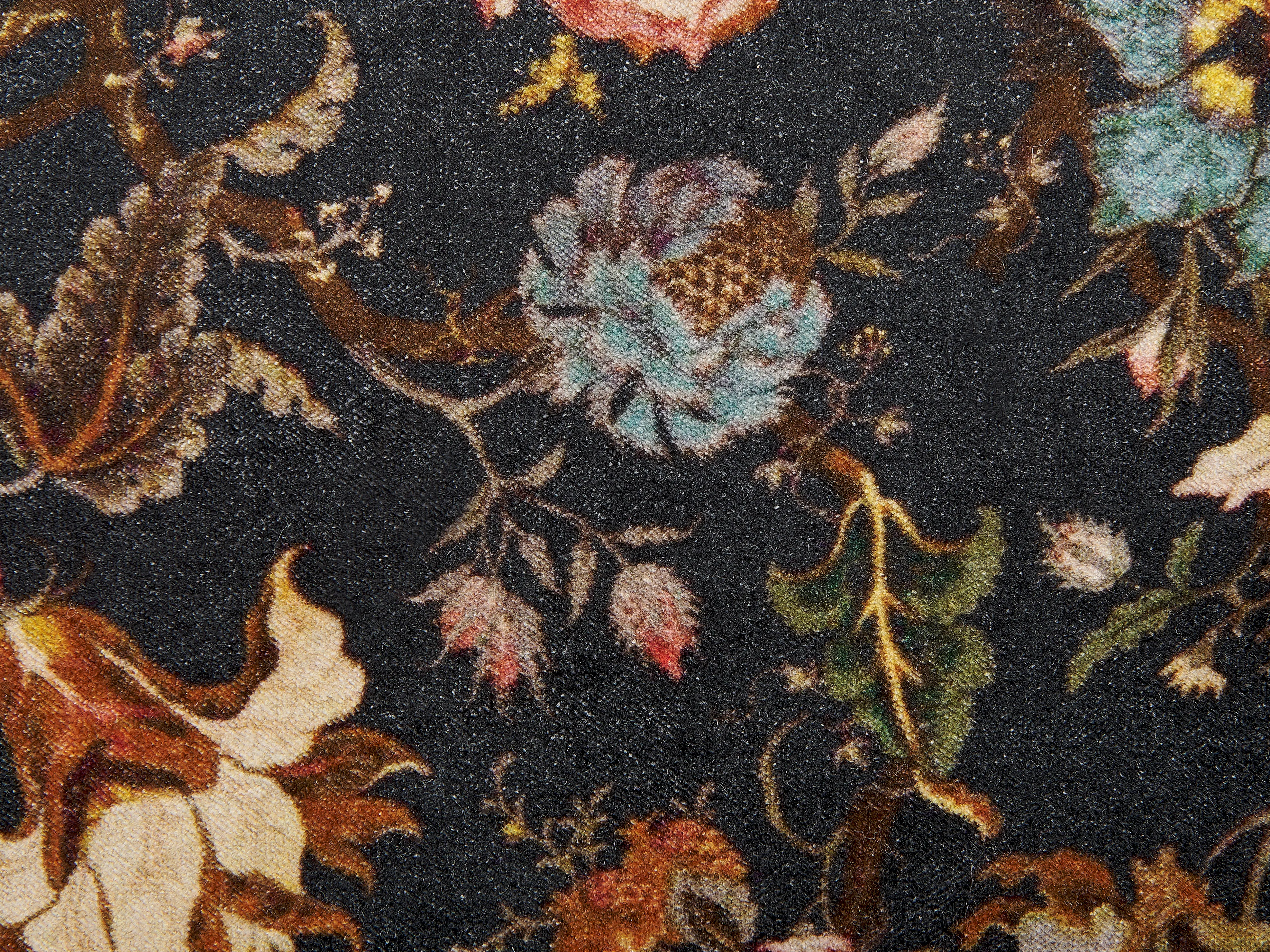 Sierkussen RAMONDA Fluweel 45 x 45 cm Meerkleurig bloempatroon