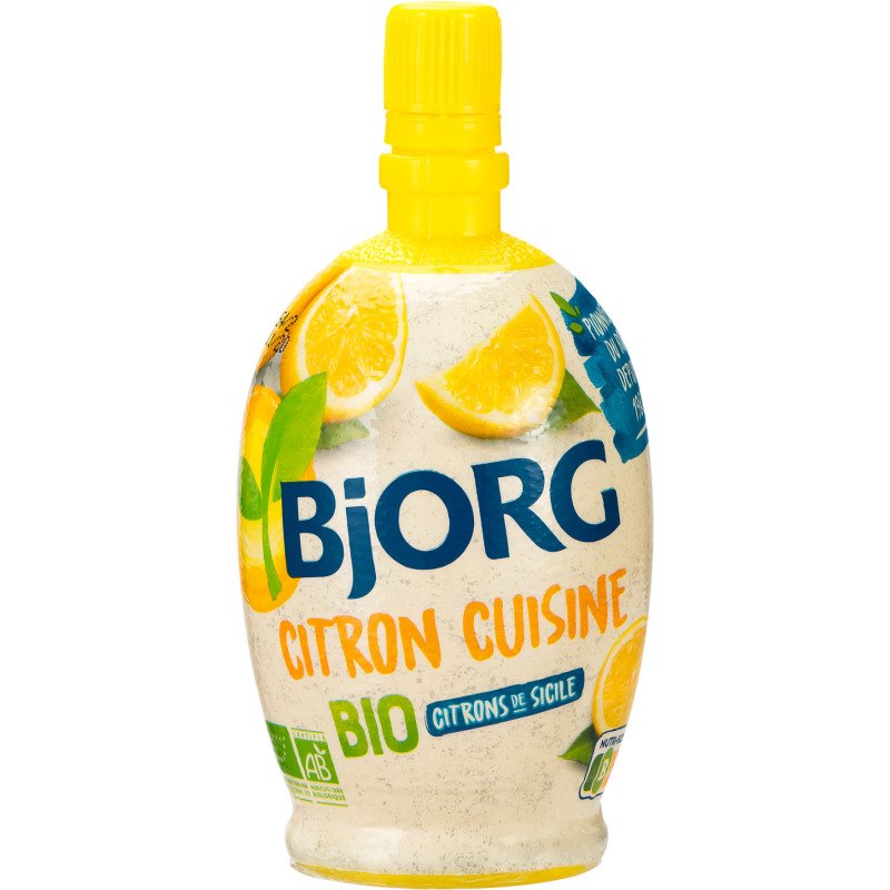 Jus de citron bio Bjorg  - Bouteille de 20 cl
