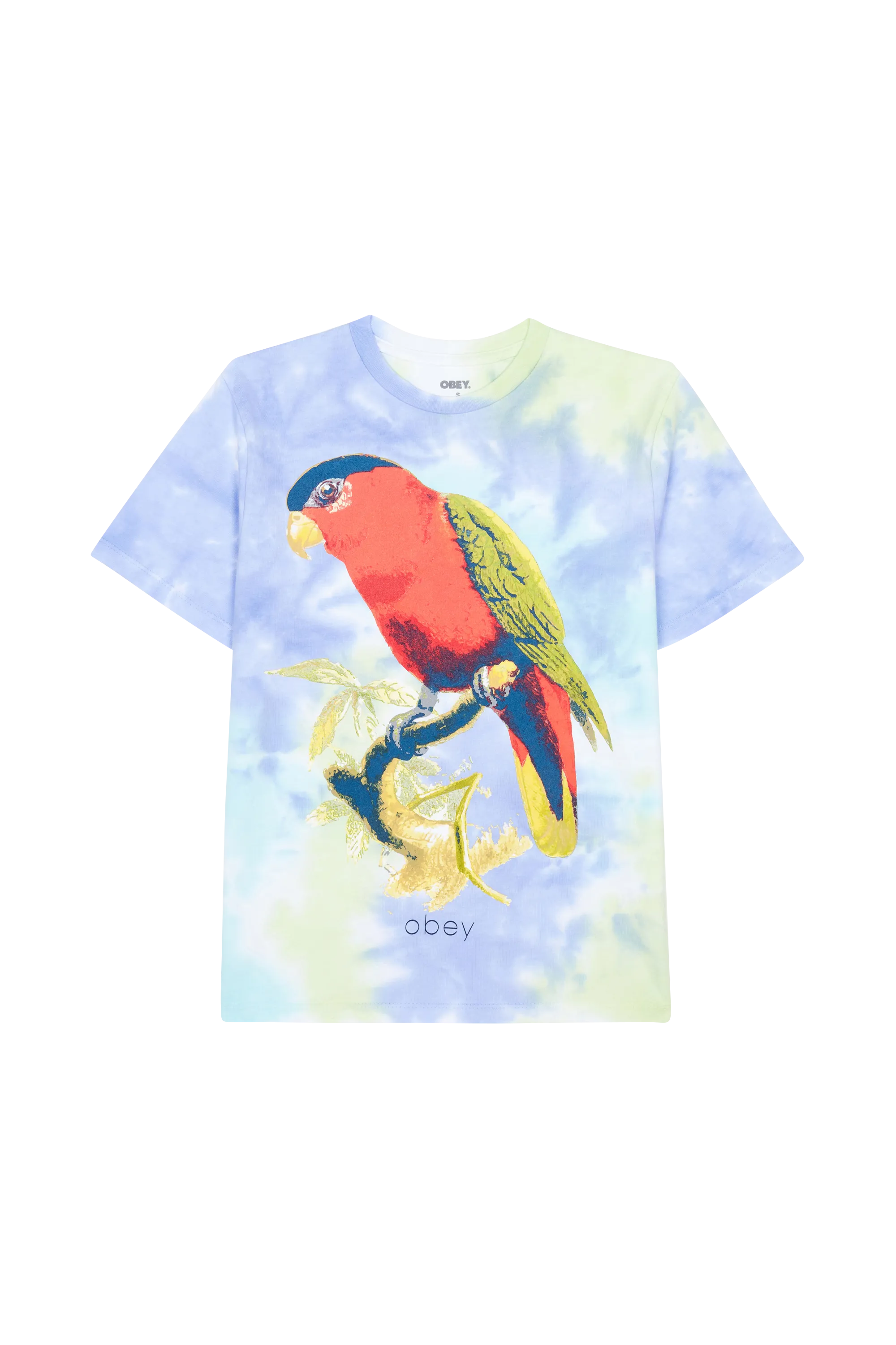 OBEY T-shirt  OBEY PARROT Bleu
