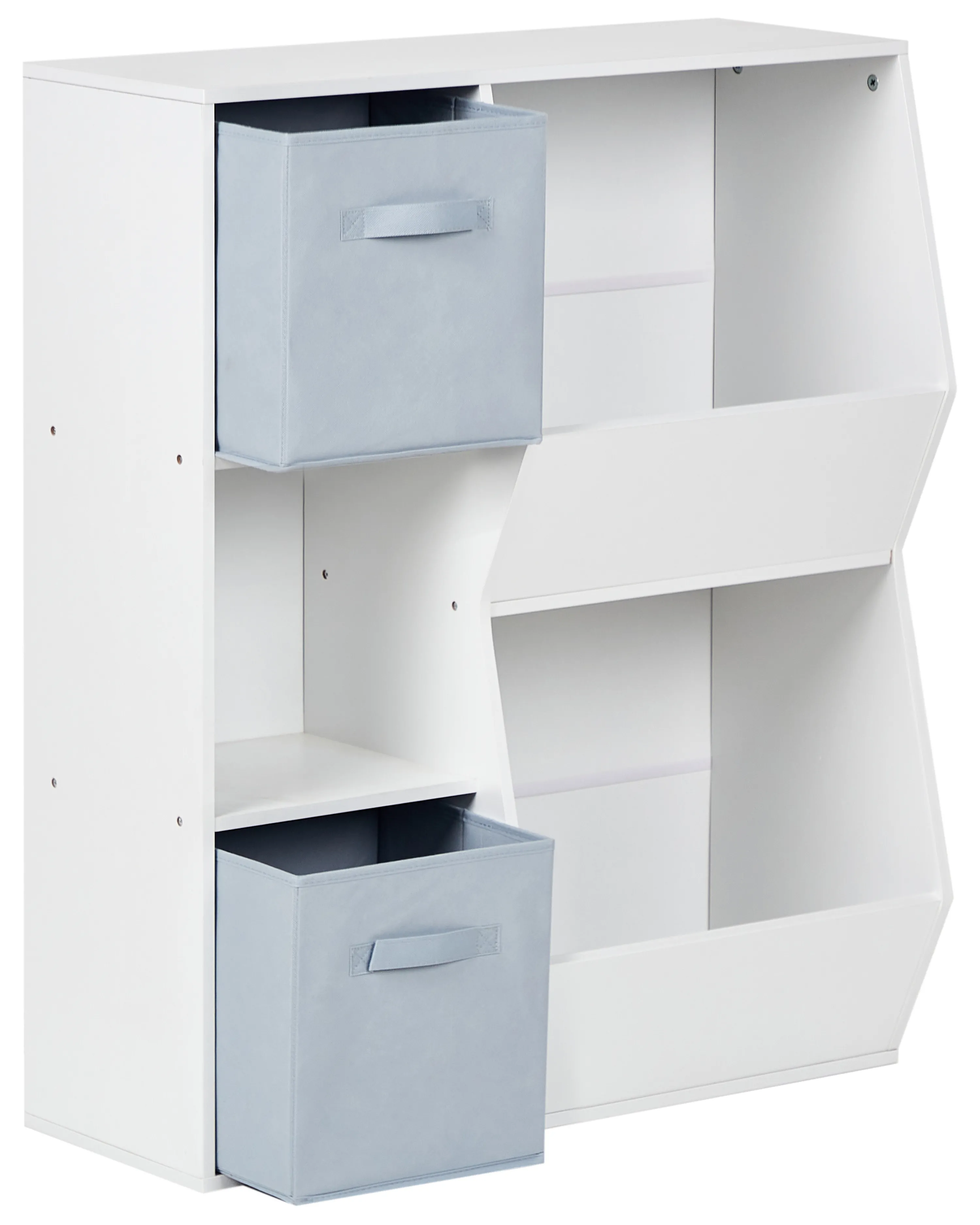 Opbergkast met 3 planken DARLOT 93 cm Wit