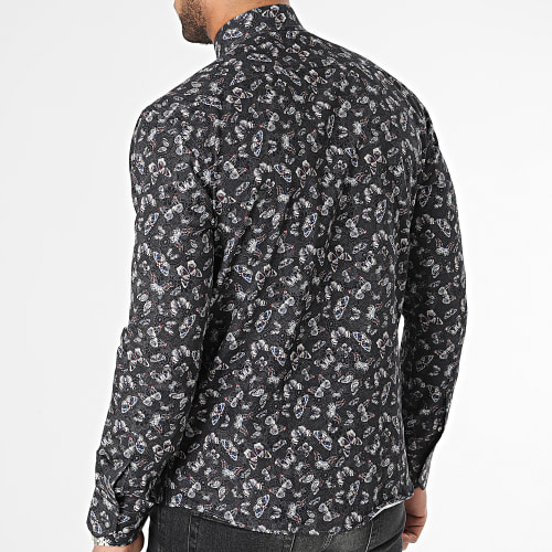 Chemise Manches Longues Noir