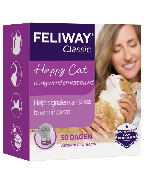 Feliway Anti-Stress Verdamper Kat - Anti stressmiddel - 48 ml 1 Maand