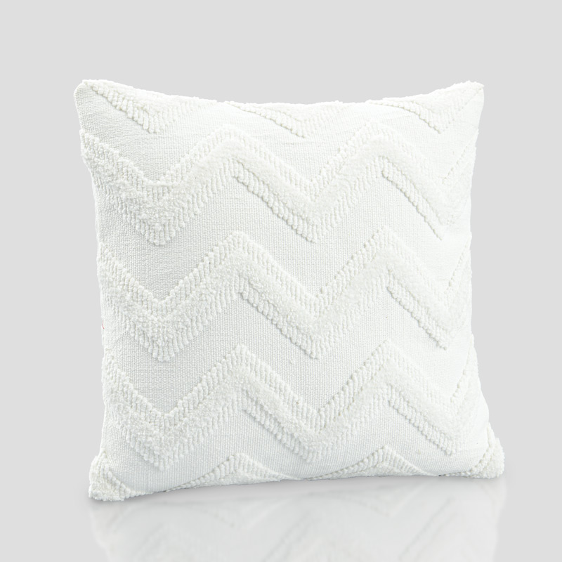 Coussin 'Mori' blanc cassé