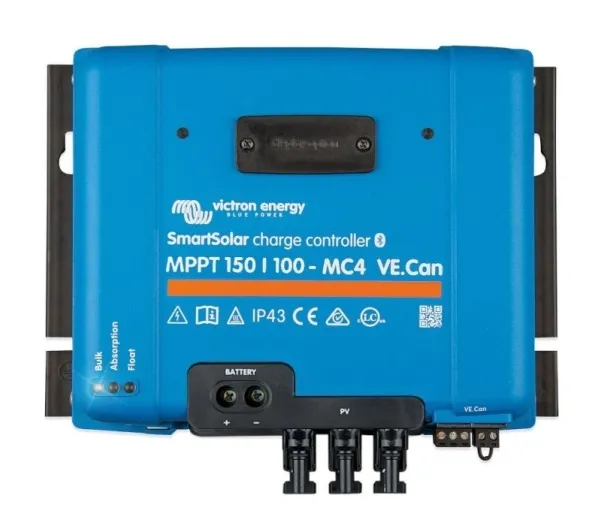 Victron Energy SmartSolar 150/100-MC-4 VE.Can Solcelle-opladningsregulator MPPT 12 V, 24 V, 48 V 100 A