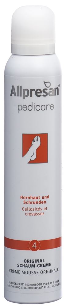 ALLPRESAN pedicare 4 Fuss Schaum Schaum Schrunden 200 ml