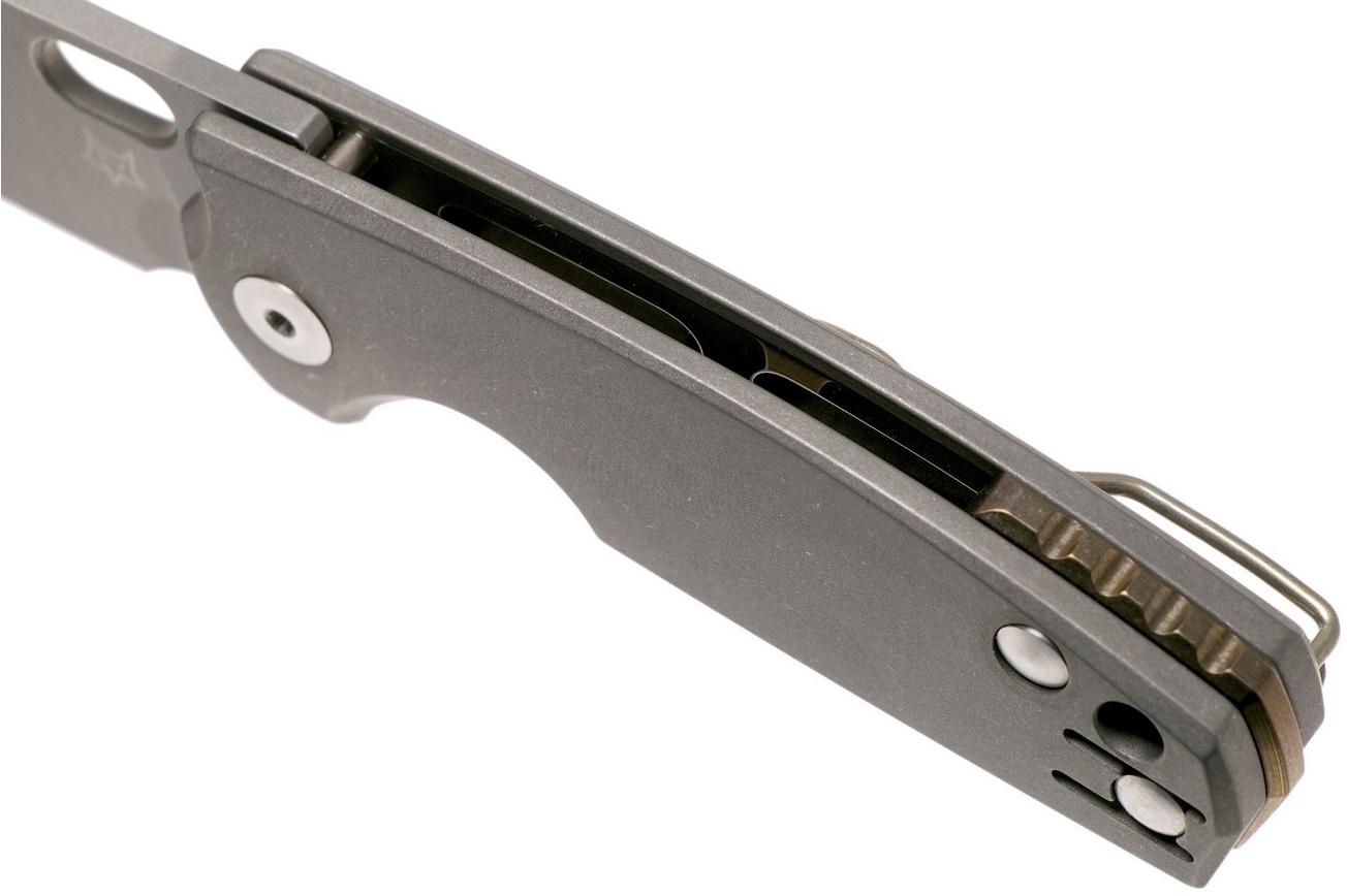Fox Baby Core FX-608TI Stonewashed Titanium zakmes, Jesper Voxnaes design