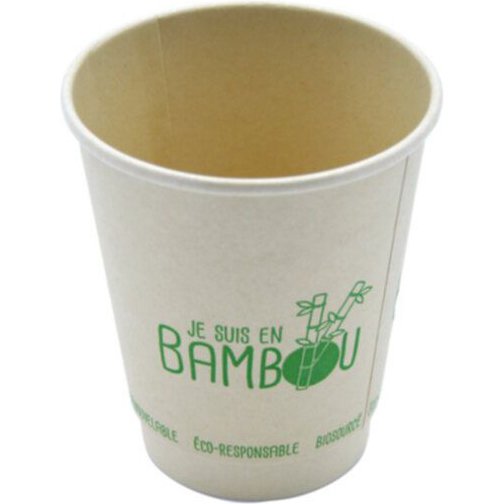 Gobelet en bambou - 18 cl - Lot de 50