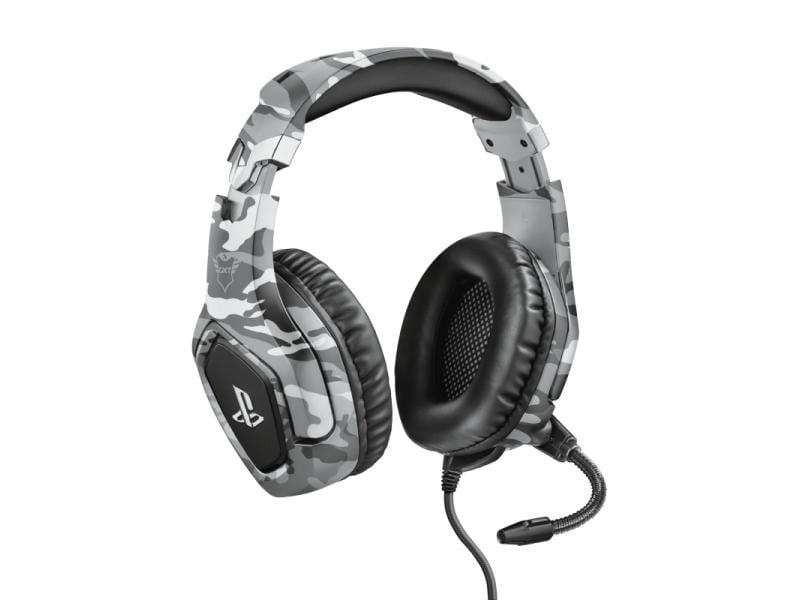Trust Headset GXT 488 Forze-G PS4/PS5 Grau Gaming-Headset exklusiv für PS4 und PS5 mit einklappbarem Mikrofon und verstellbarem Kopfbügel