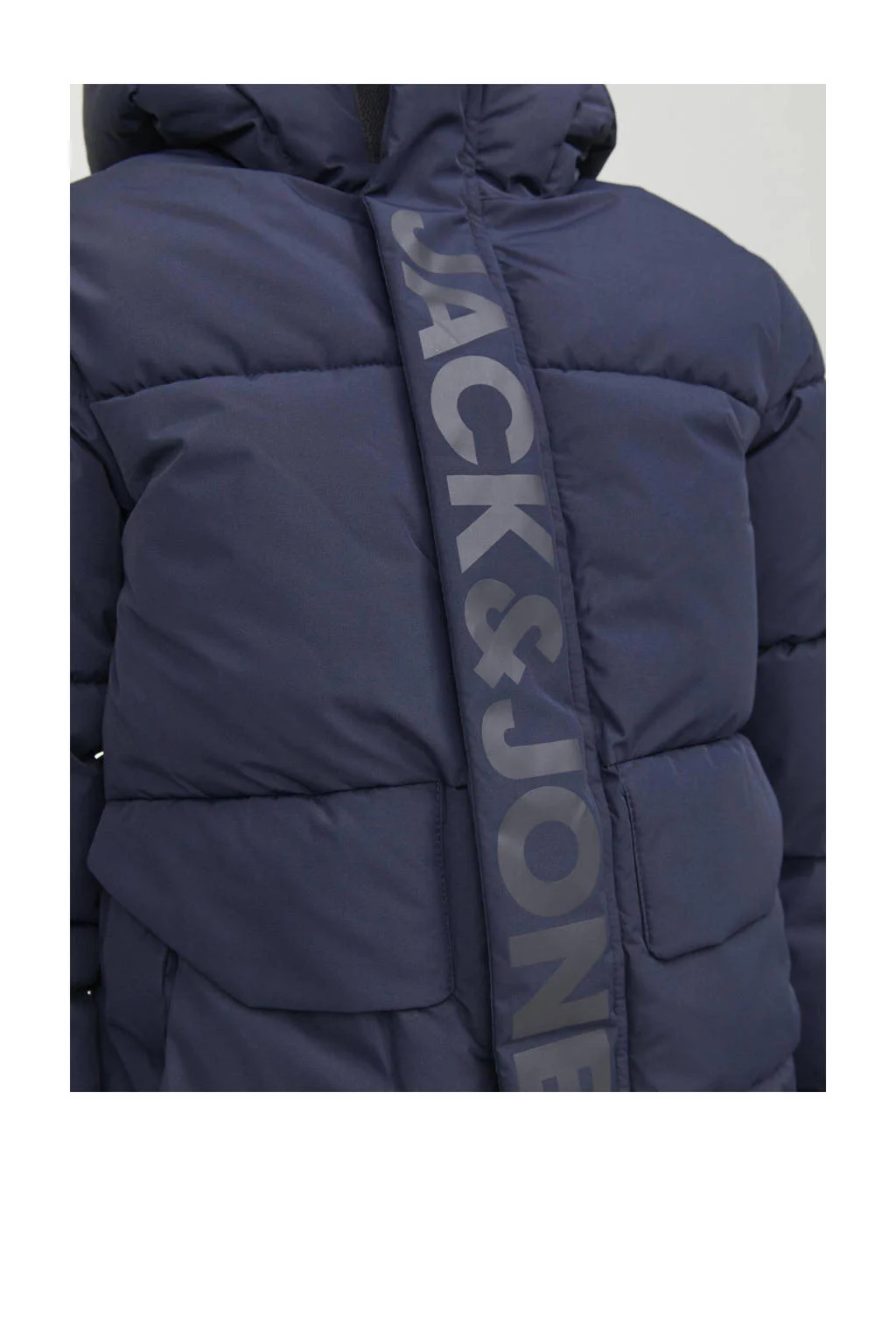 JACK & JONES gewatteerde winterjas JCOSPEED donkerblauw
