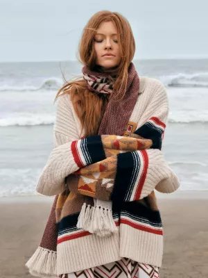 Vestido camisa Tommy x Pendleton Valley Stripe TH Monogram