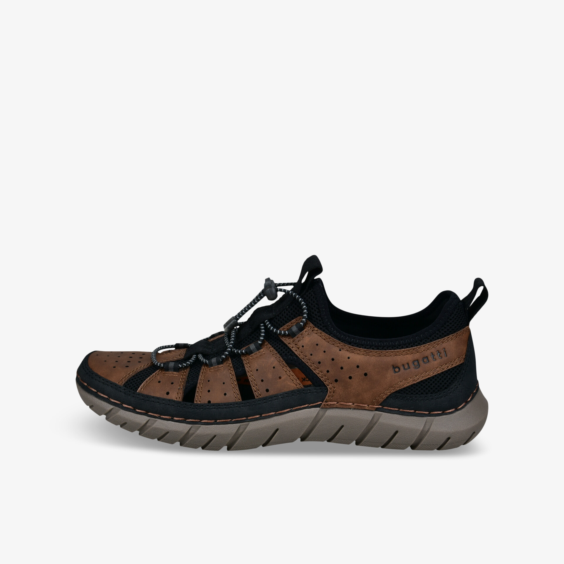 bugatti Herren Halbschuhe braun