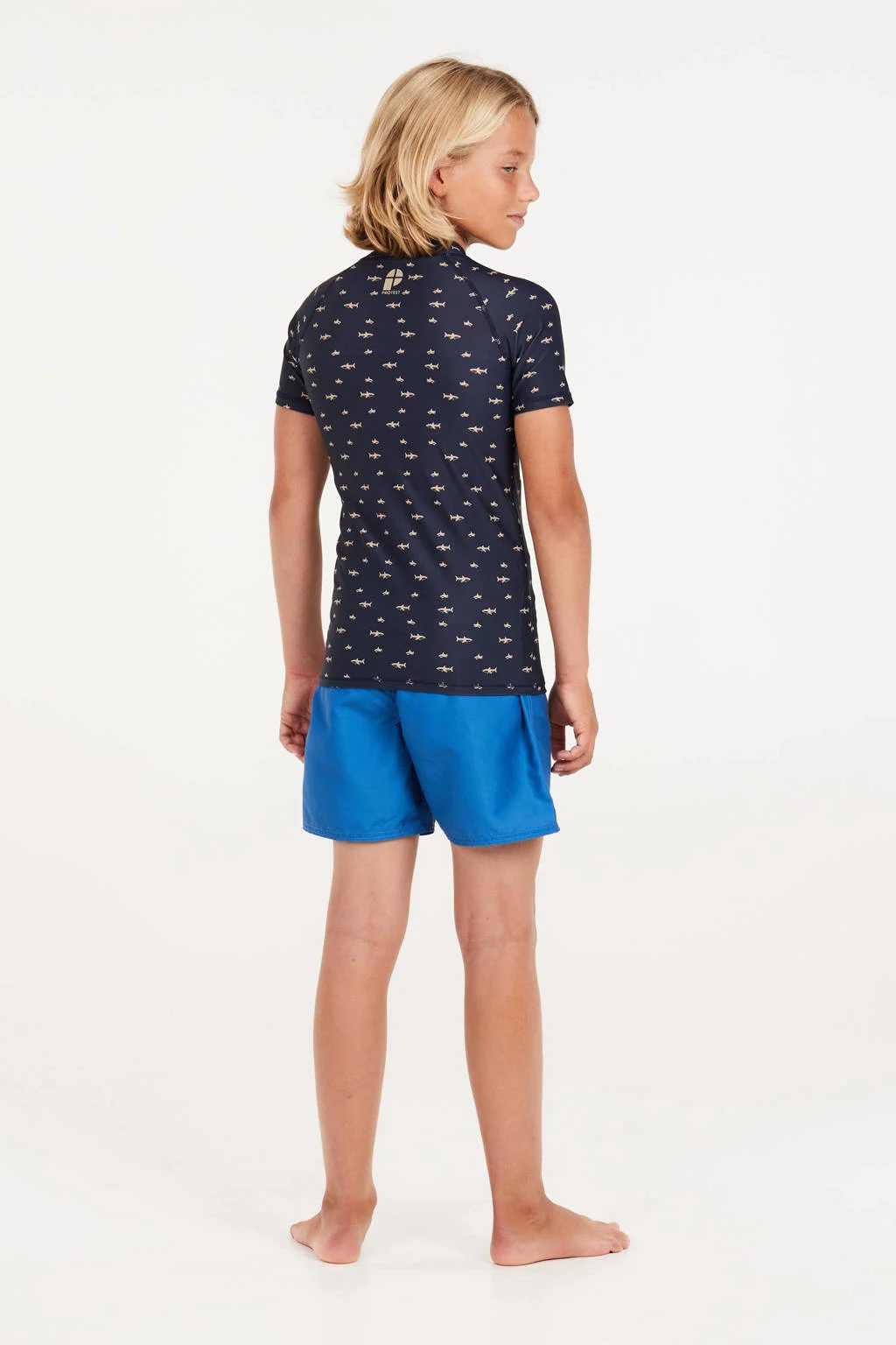UV T-shirt PRTBREAK JR donkerblauw