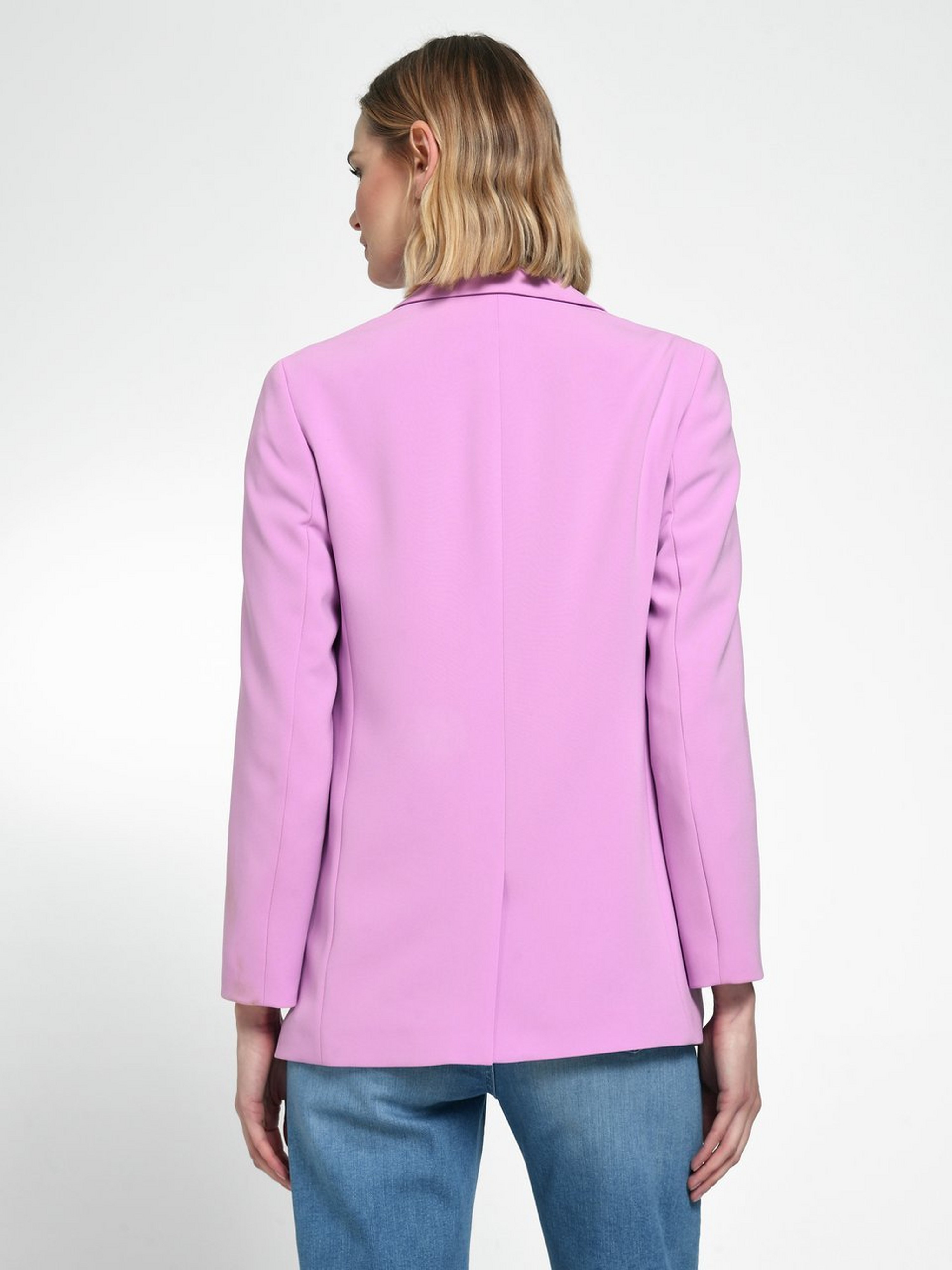 Blazer mit schmalem Revers