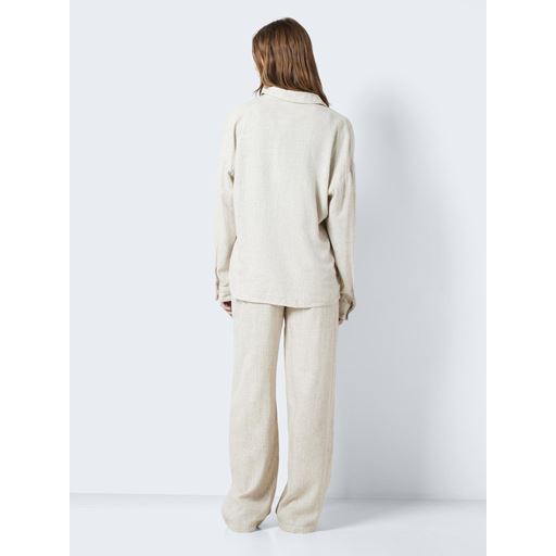 Noisy May Leilani Loose Skjorte, Natural, XL