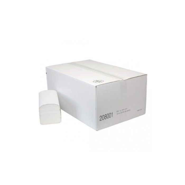 Handdoek Papieren C Vouw 2-laags 31x25 2432 stuks Wit BOVE (8202000)