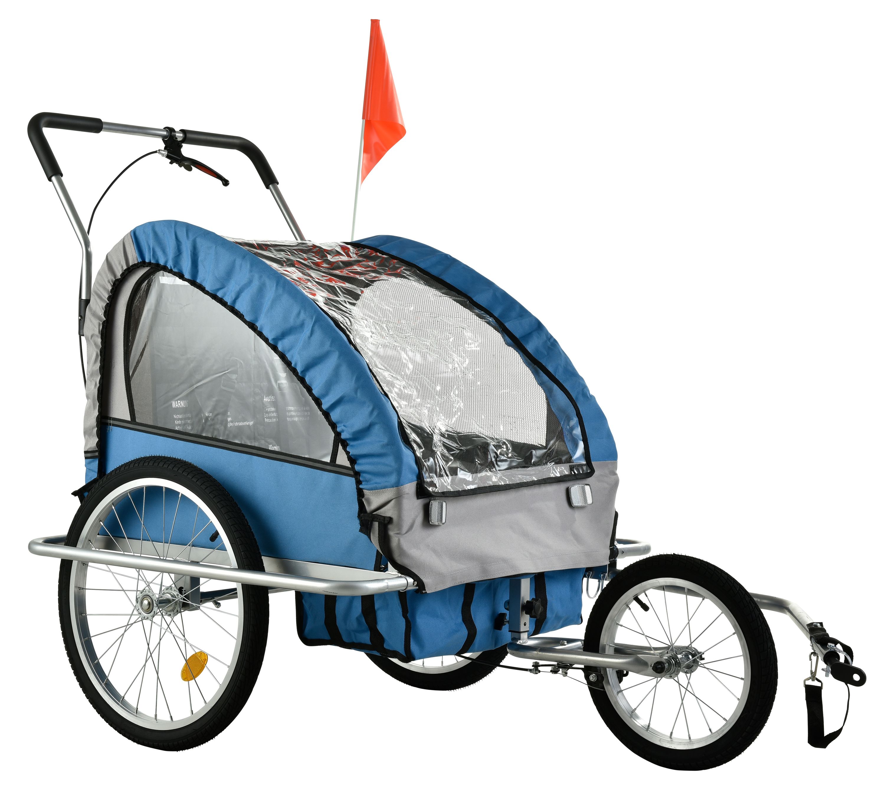 Veloanhänger Jogger 2-in-1 blau