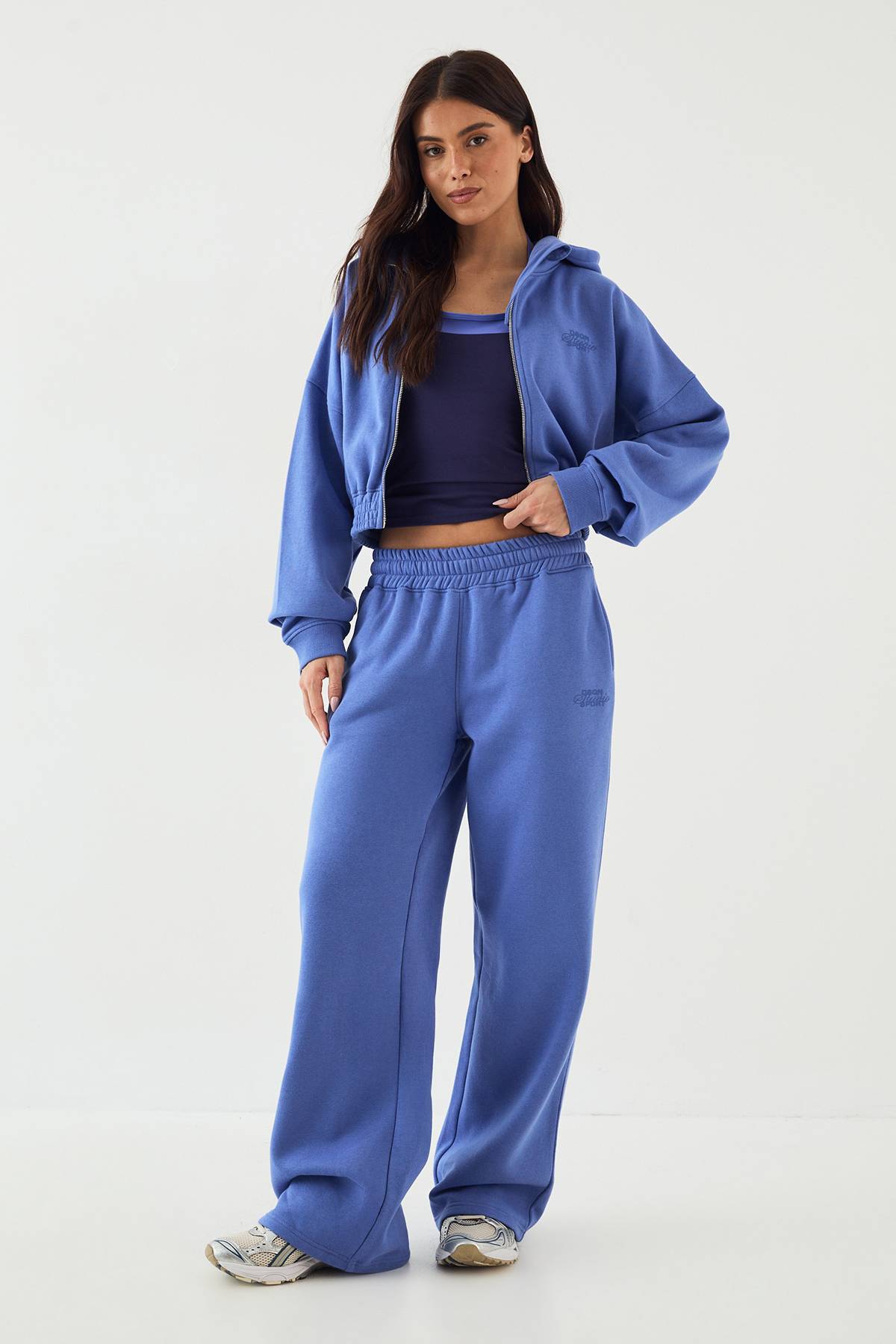 Sweat à Casynthétiqueche Court Boxy Zippé DSGN Studio Sport