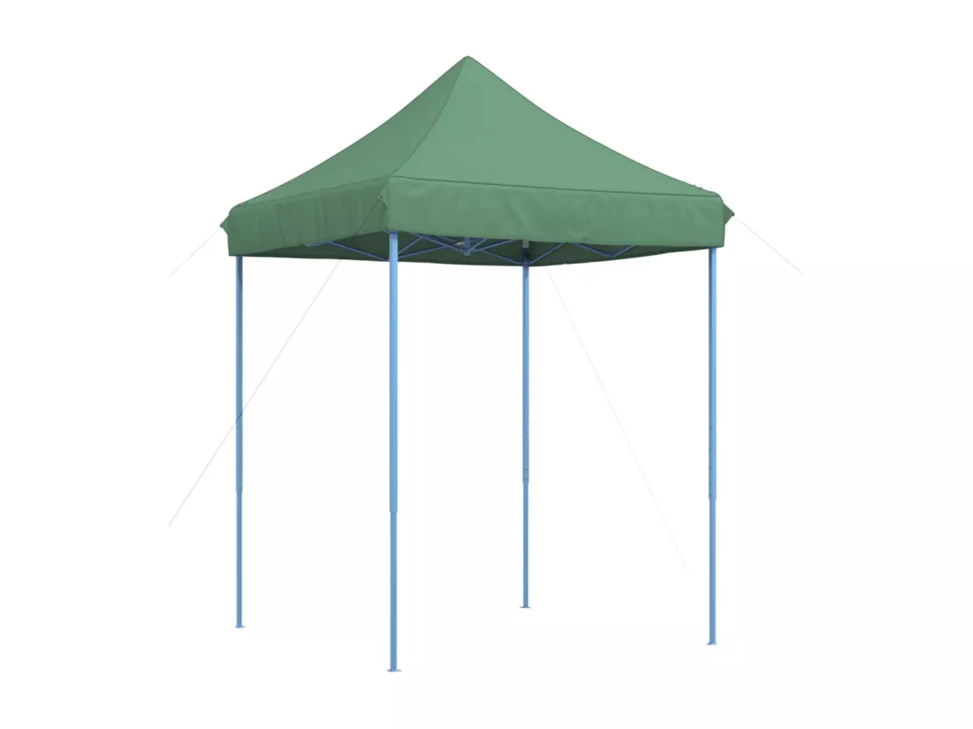 Tente de réception pliable escamotable vert 200x200x306 cm