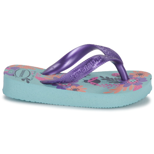 Havaianas - KIDS FLORES - Bleu / Violet