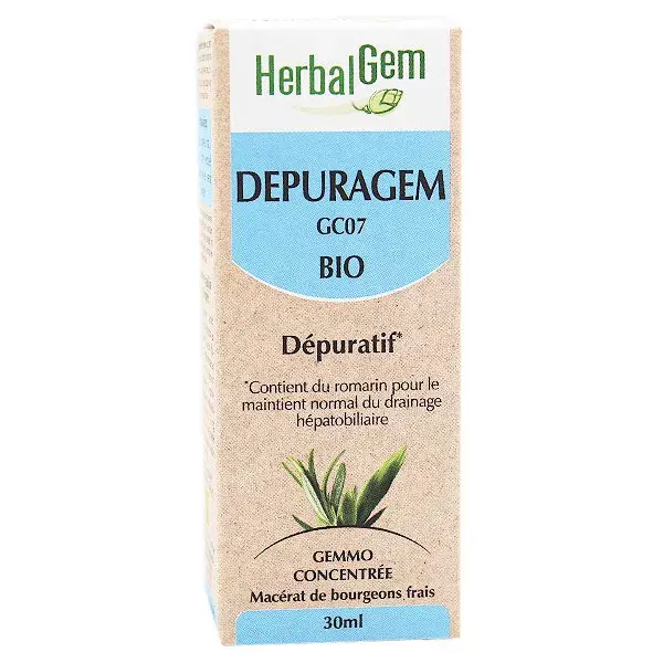 Herbalgem Complexe de Gemmothérapie Dépuragem Dépuratif Bio 30ml