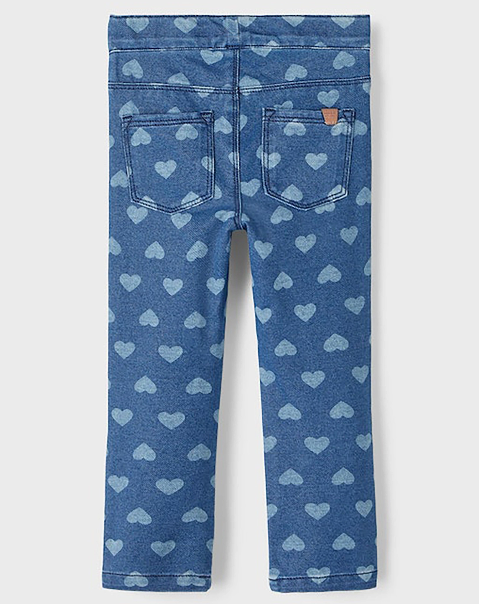 Leggings NMFSALLI HEART SLIM 2325-VB in dark blue denim