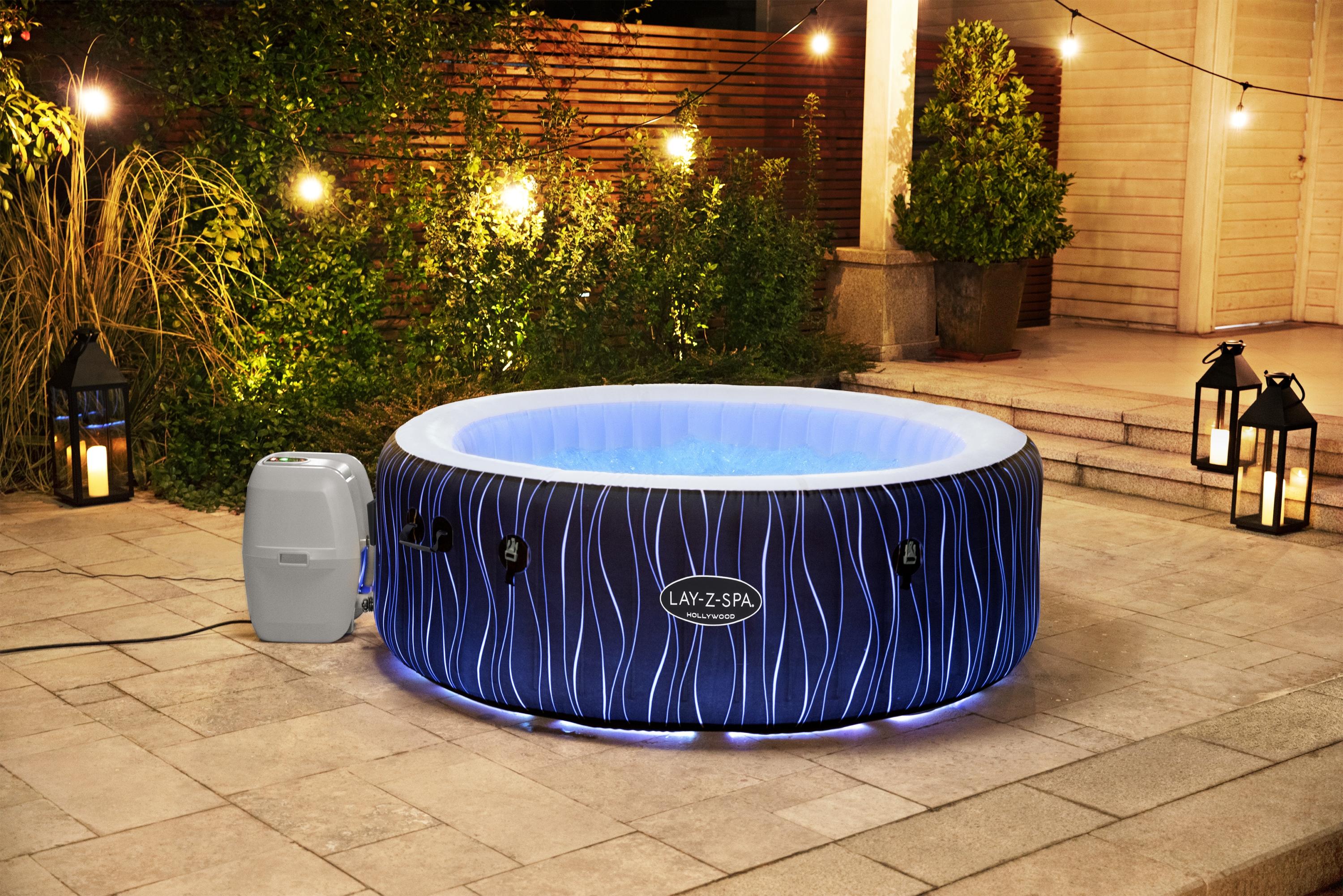 Bestway Whirlpool Lay-Z-Spa HOLLYWOOD LED 6 Personen