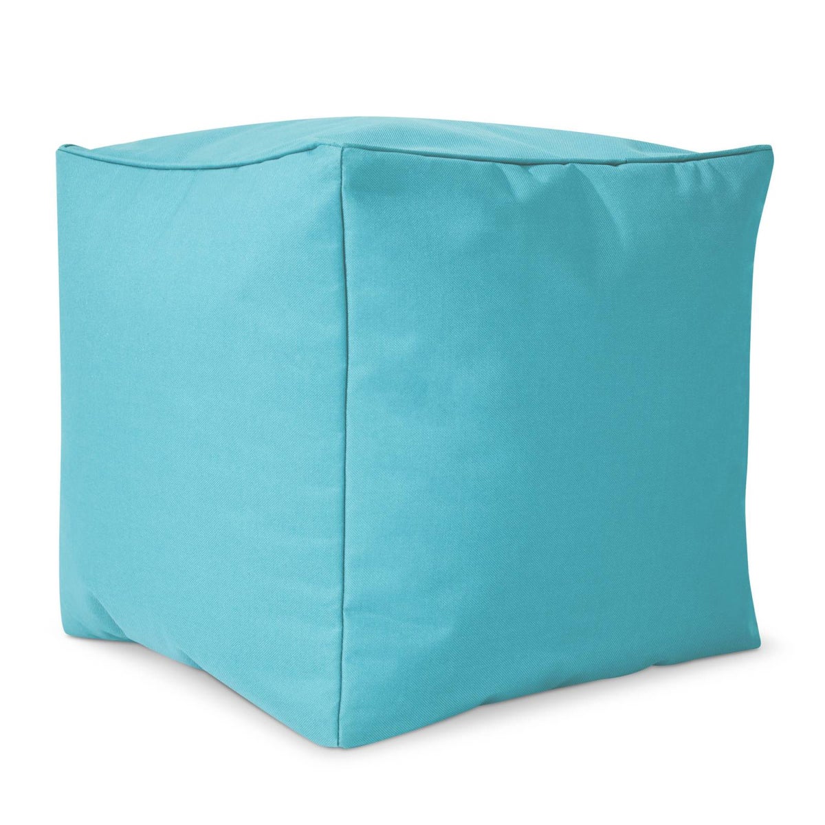 Green Bean Zitzakkruk 40x40x40cm met EPS-korrelvulling - Voetenbank Voetkussen Zitpoef voor Zitzakken - Vloerkussen voor Kinderen en Volwassenen - Voetsteun Zitkussen Zitkruk Turquoise