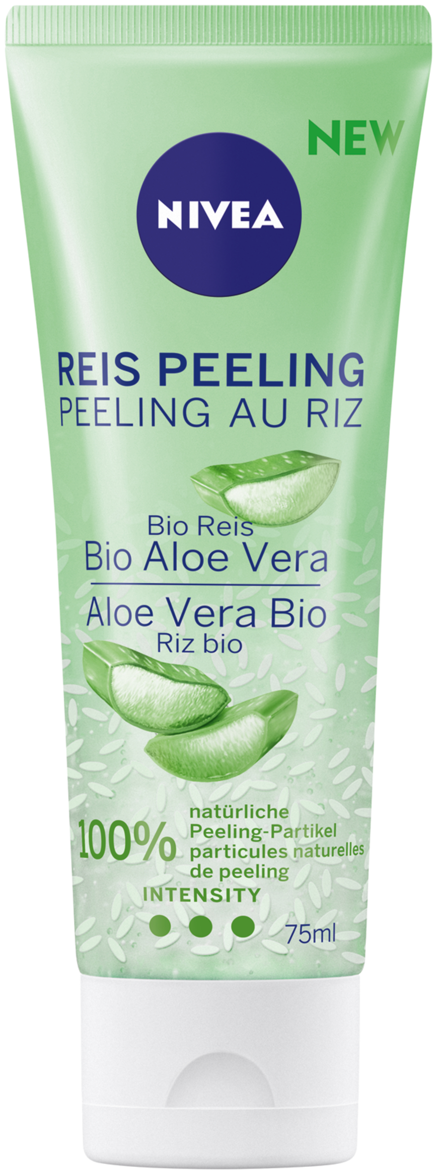 Nivea Reis Peeling<br>75 ml, Tube, Aloe Vera Bio