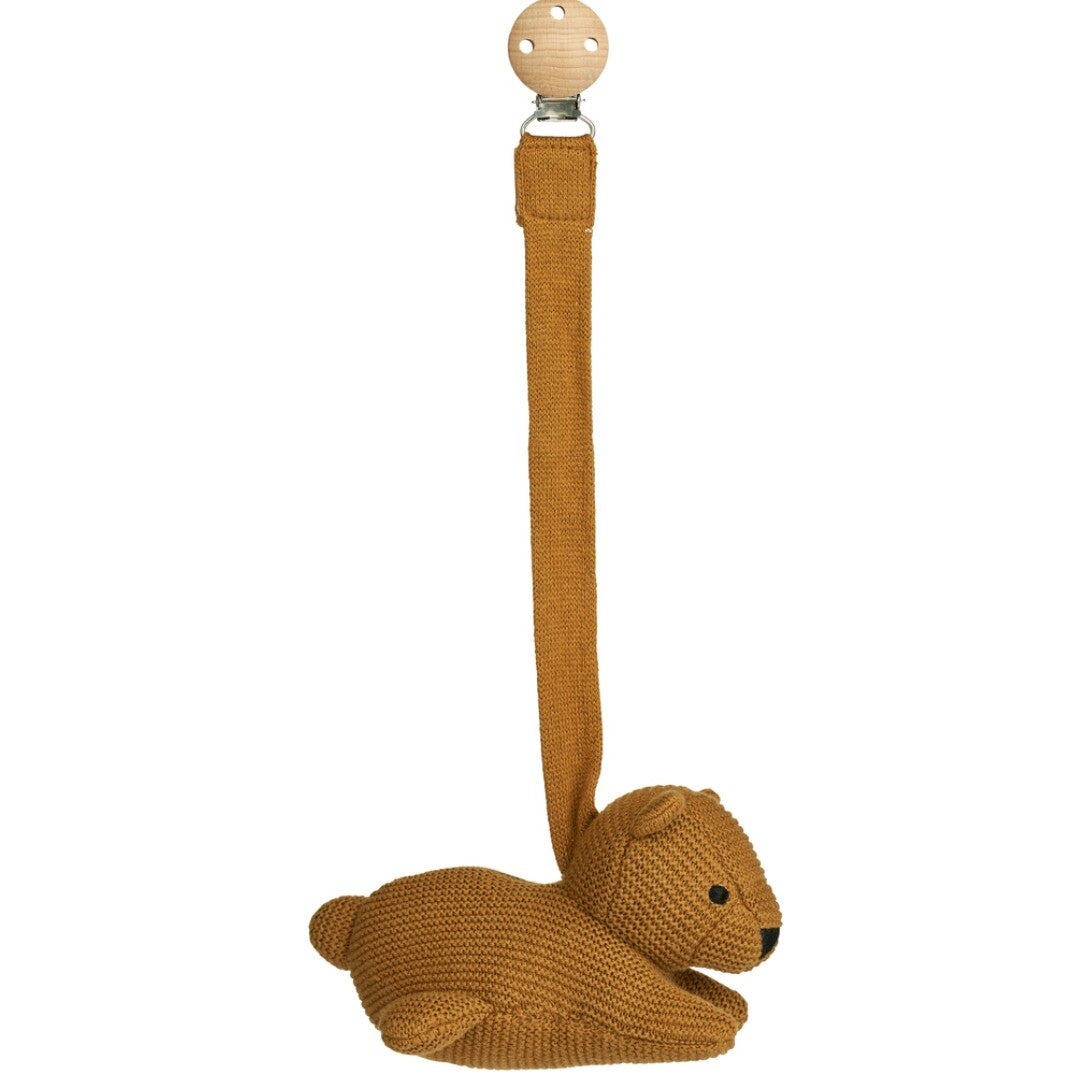Liewood clip-on priya mr. bear - golden caramel