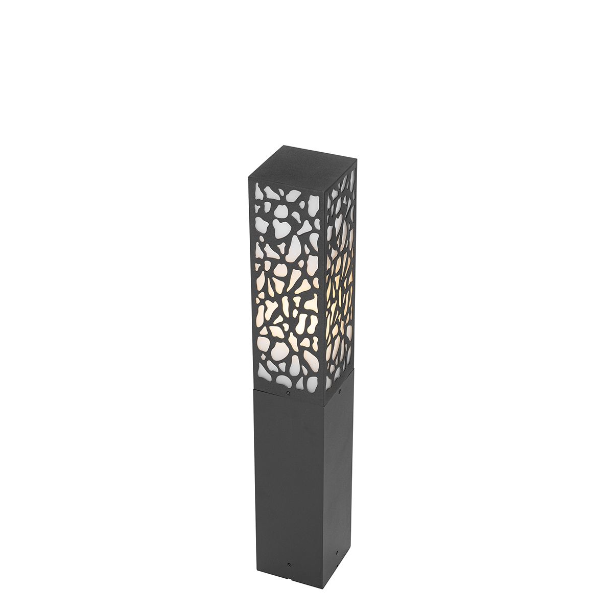 Smart buiten paaltje zwart 60 cm IP44 incl. Wifi ST64 - Nicole
