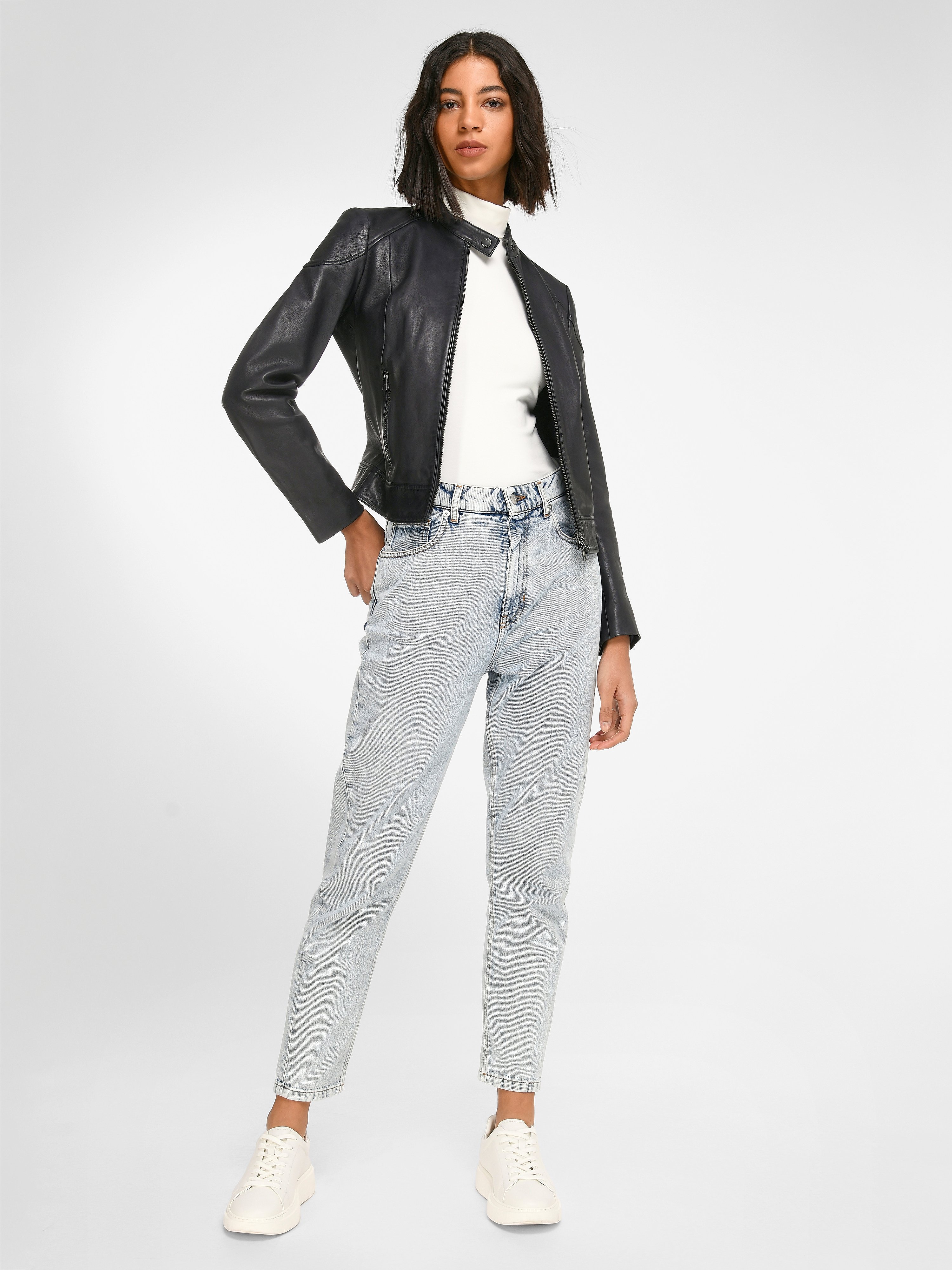 Lederjacke