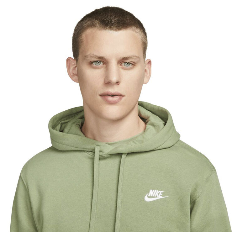 Nike club fleece hoodie Oil green/oil green/white