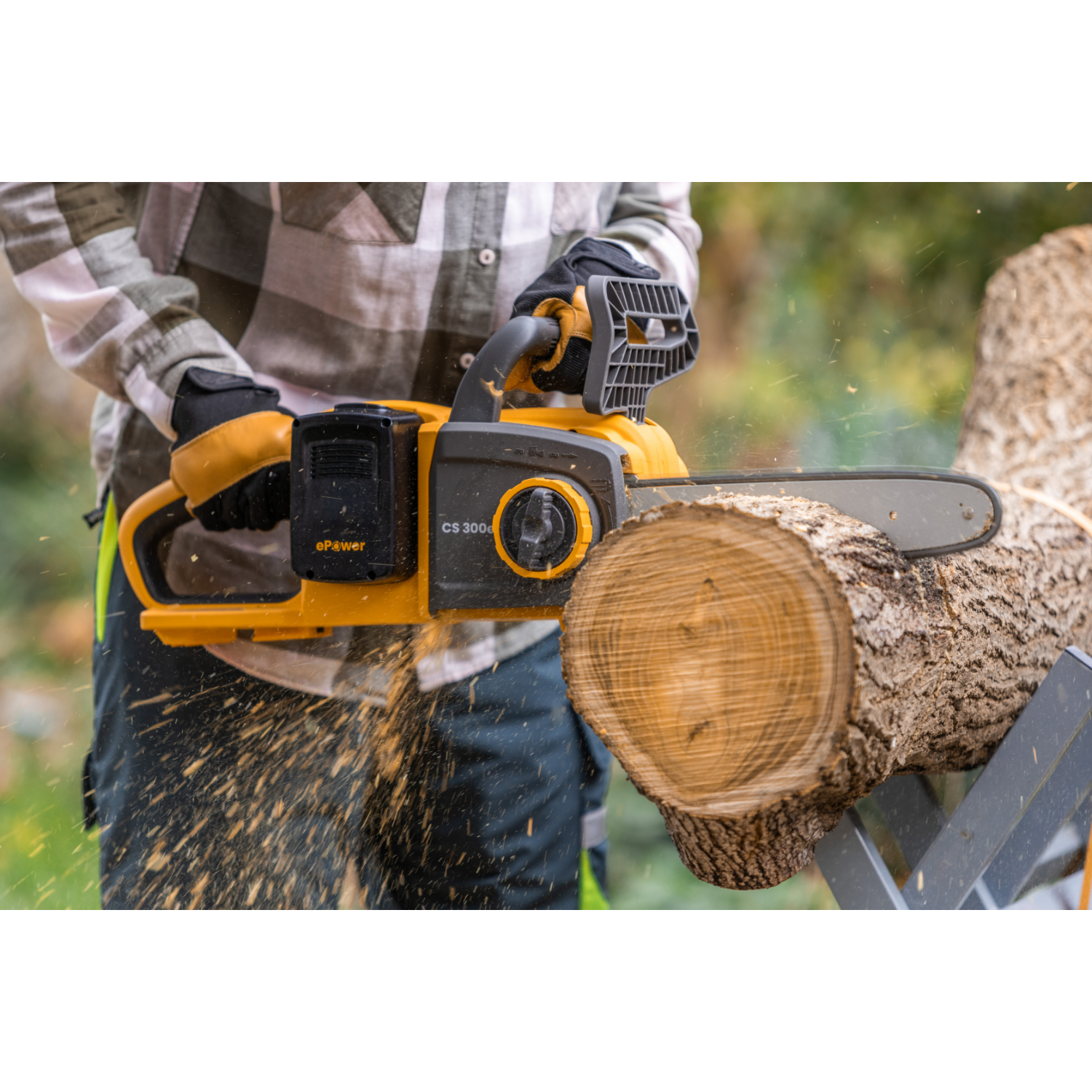 Stiga CS 300e Kit Accu kettingzaag (2x 4,0Ah accu) - 20V