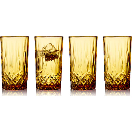 Lyngby Glas highballglas (38 cl) - gul