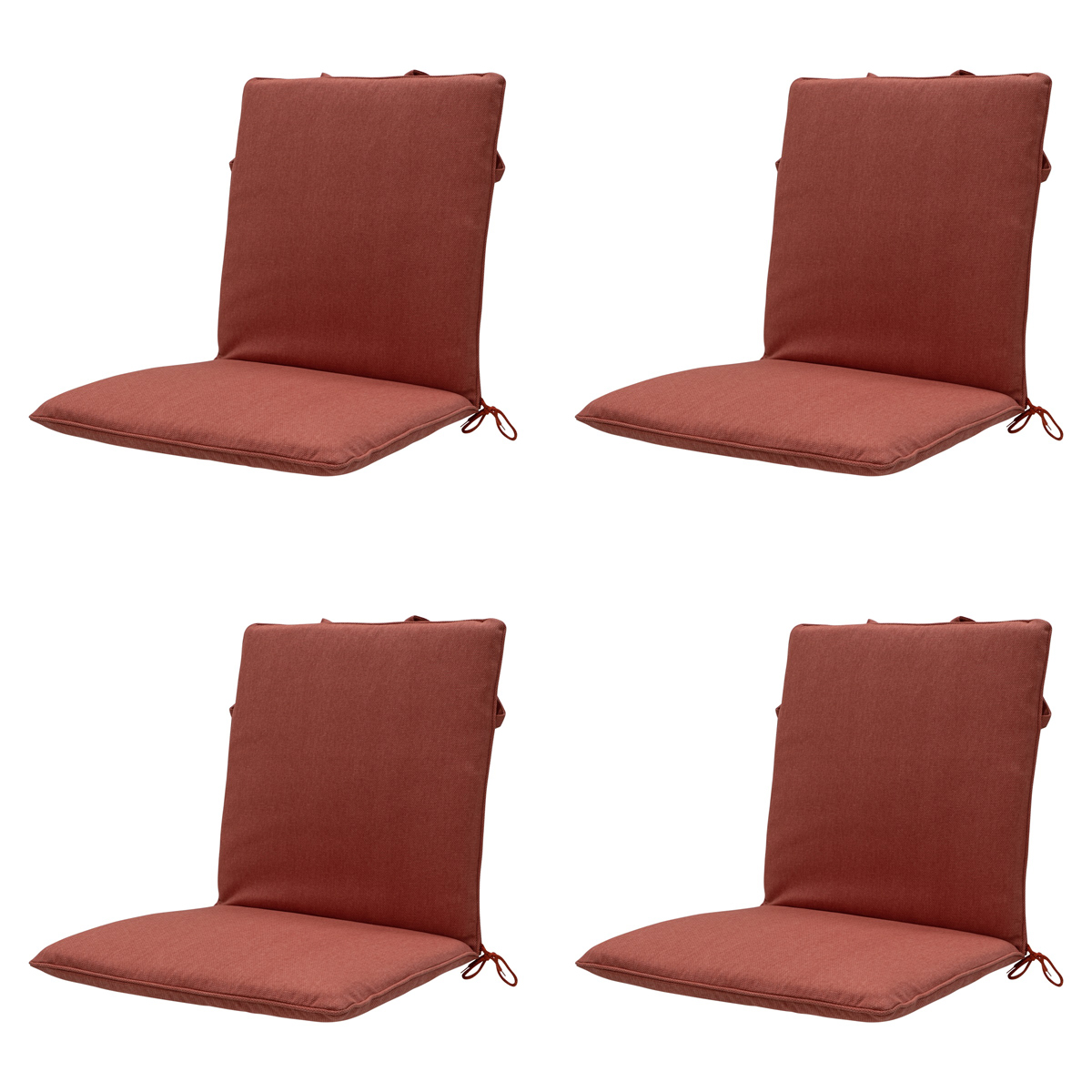 Madison Terra canvas eco+ Stapelstoelkussen - Set van 4