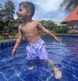 UV Zwemshort lila sea star