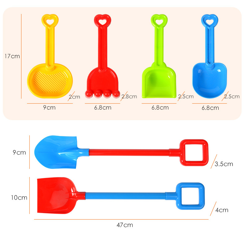 (20-tlg. Set) Kinder Sand Spielzeug Eimer Sandkasten Outdoor Spiel inkl. Fahrzeug Kipper / Förmchen / Rechen / Schaufel - Bunt