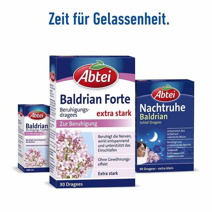 Abtei Baldrian Forte Beruhigungsdragees, 30 St
