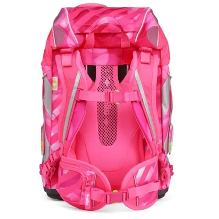 ergobag PACK Set KuntBärbuntes Einhorn Neo Edition, ergonomischer Schulrucksack, Set 6-teilig
