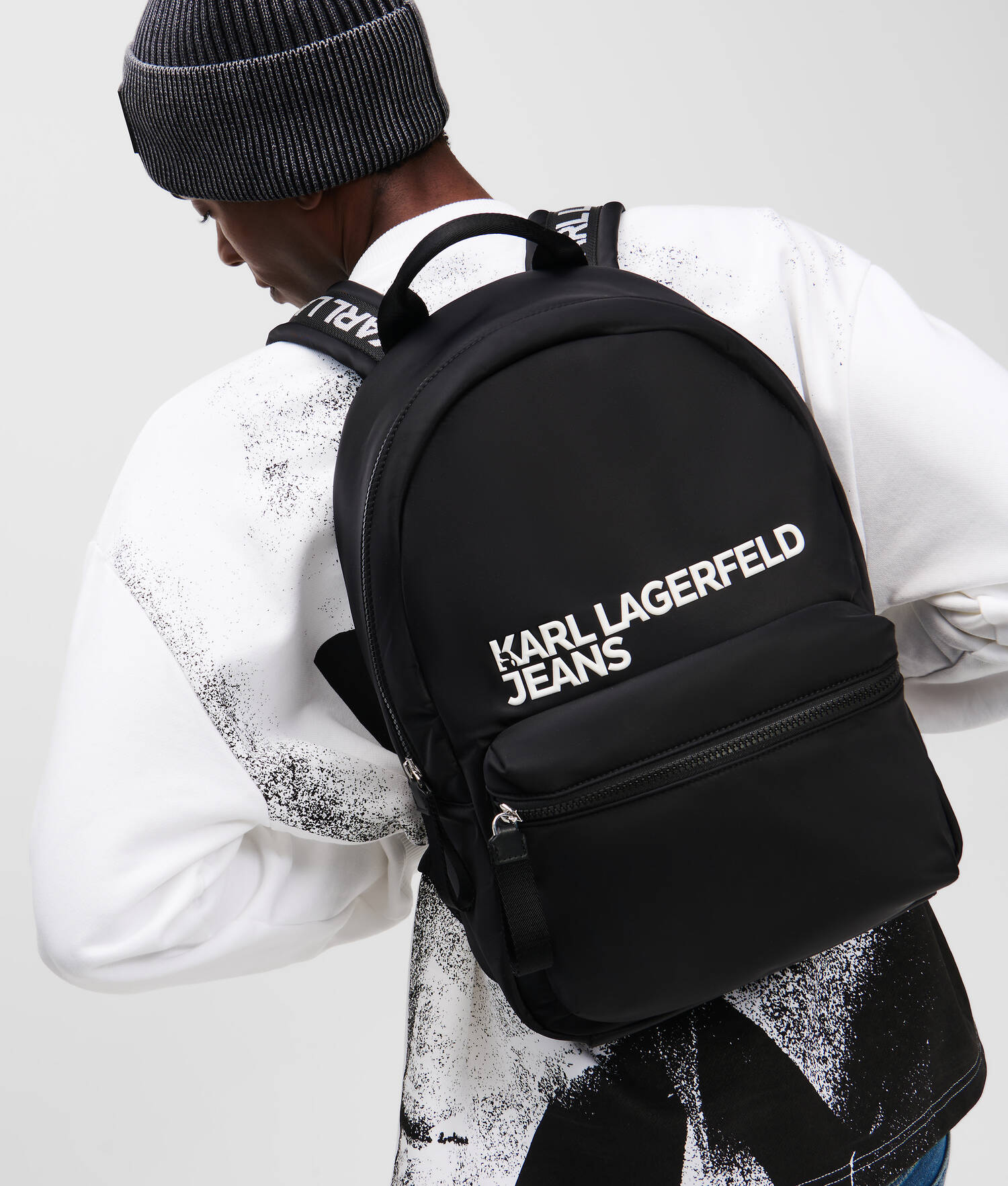 SAC À DOS EN NYLON - Noir