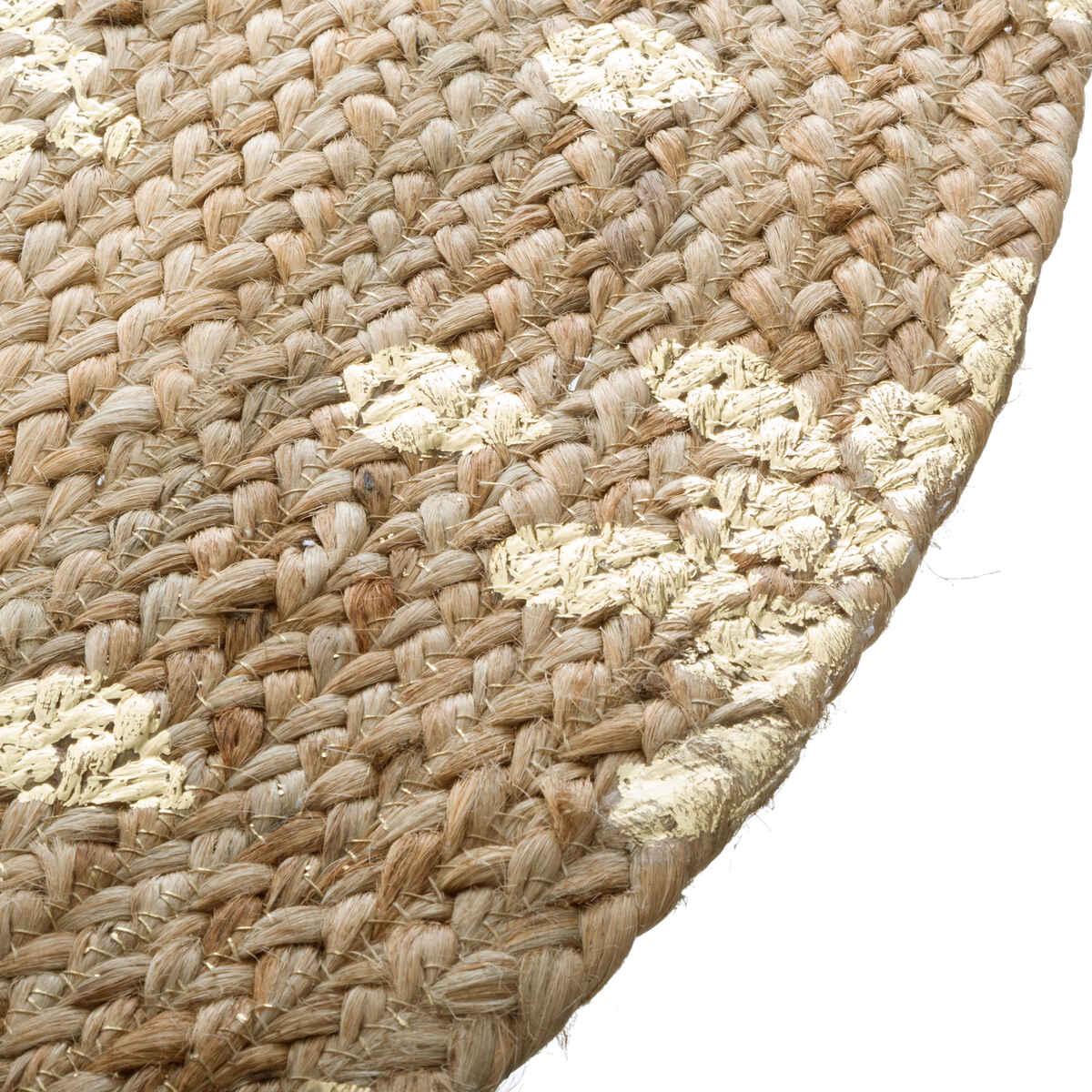 TAPIS JUTE GOLD SHINE D.115CM