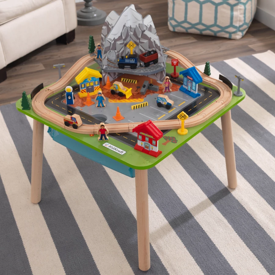 Kidkraft® Eisenbahnset und Spieltisch Felsiger Berg