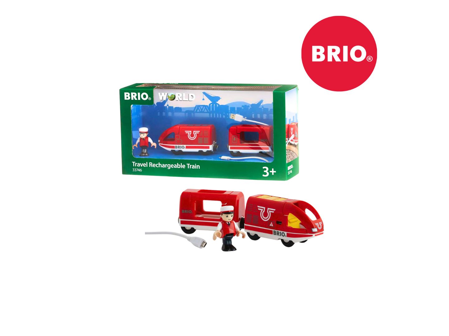 BRIO - Roter Reisezug (mit Akku)