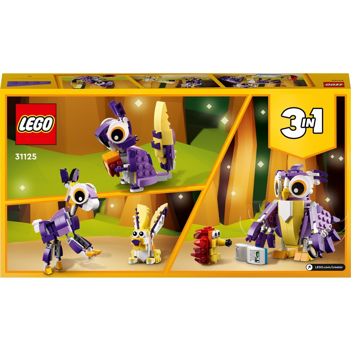 Fabuleuses créatures de la forêt LEGO Creator 31125