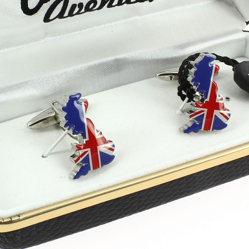 Boutons de manchette, Grande bretagne et Union Jack