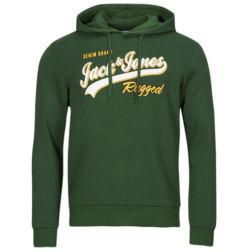 Jack & Jones - JJELOGO SWEAT HOOD 2 COL 23/24 - Vert