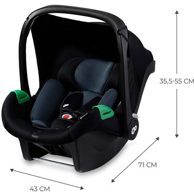 Kinderkraft MINK PRO i-Size Babybilstol, Black