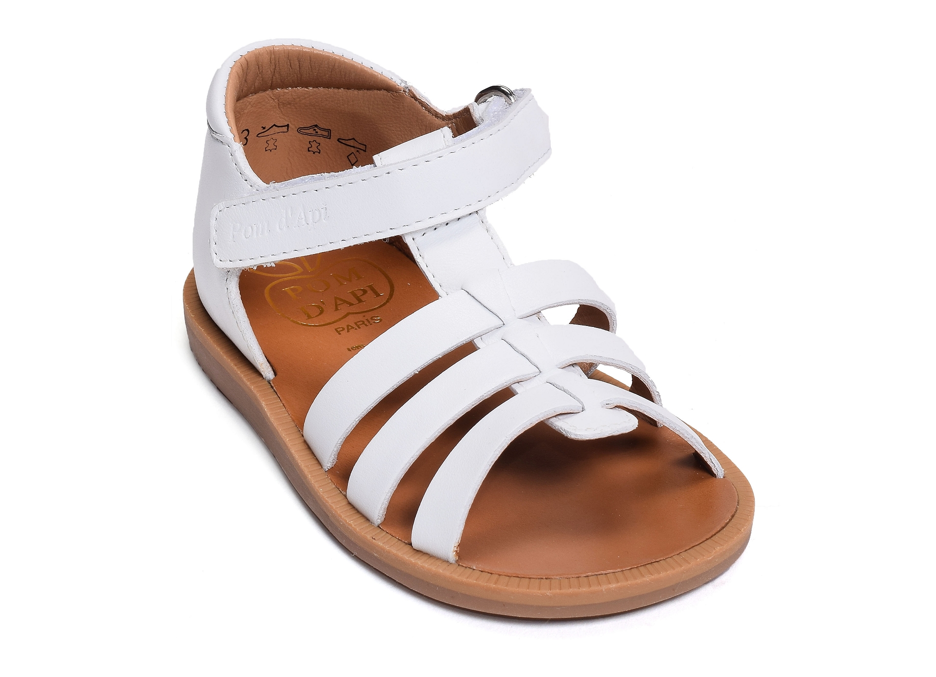 Poppy strap blanc
