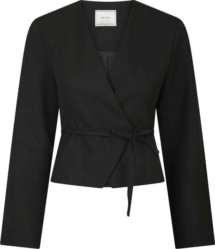 Neo Noir Simmi Wrap Blouse Black